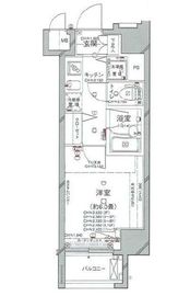 パレステュディオ六本木EAST2 11階 間取り図