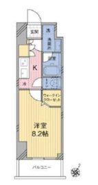 MODIER HATAGAYA (モディア幡ヶ谷) 1305 間取り図