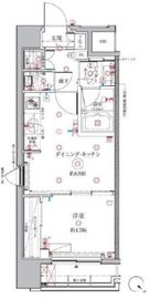 クレイシア月島 8階 間取り図