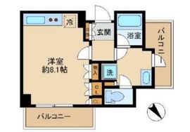 リビオ東中野ヒルトップ 4階 間取り図