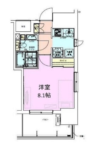 門前仲町レジデンス六番館 606 間取り図