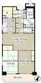 ラフィネ宮坂 301 間取り図