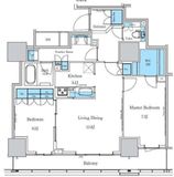 パークアクシス滝野川ラブリーズ 501 間取り図