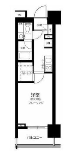 ル・リオン豊洲ウォーターフロント 2階 間取り図
