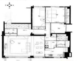 イトーピア三番町マンション 9階 間取り図