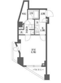 ムーブメンツ西早稲田 901 間取り図