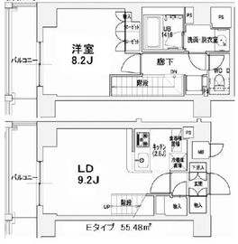 エスティメゾン王子 1501 間取り図