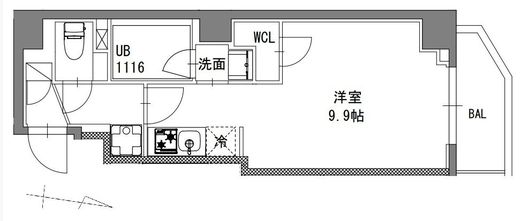 S-RESIDENCE東陽町feliz (エスレジデンス東陽町フェリズ) 703 間取り図