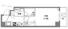 S-RESIDENCE東陽町feliz (エスレジデンス東陽町フェリズ) 102 間取り図