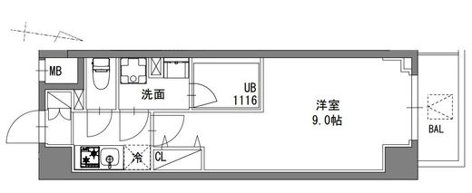 S-RESIDENCE東陽町feliz (エスレジデンス東陽町フェリズ) 605 間取り図