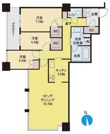 アトラスタワー茗荷谷 17階 間取り図