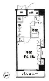 ガラ・シティ芝公園 1203 間取り図