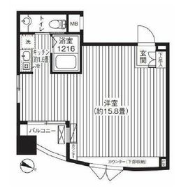 コート・フェリシア 203 間取り図