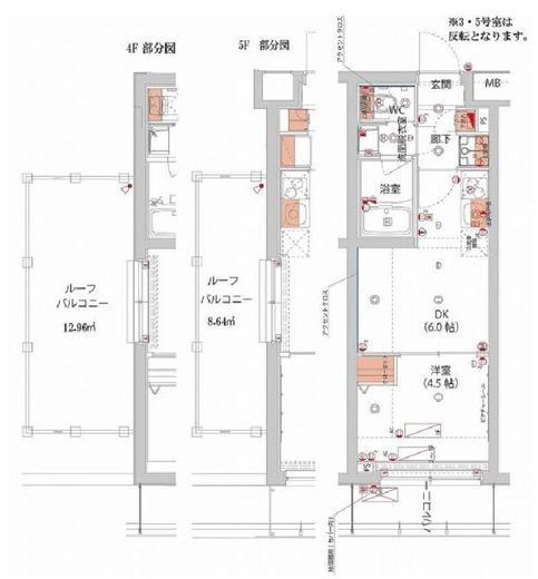 ハーモニーレジデンス新宿ザノース 404 間取り図