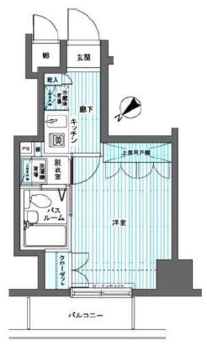 アヴァンティーク銀座1丁目 7階 間取り図