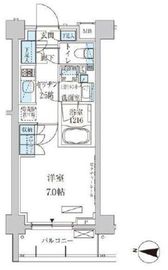 パークアクシス池上 210 間取り図