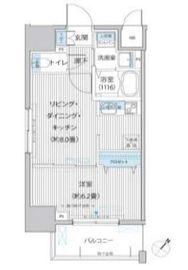 グランデュール富士 506 間取り図