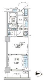 パークアクシス池上 203 間取り図