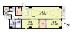 BRAVE赤坂 302 間取り図