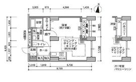 東雲キャナルコートCODAN 14-211 間取り図