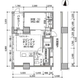 東雲キャナルコートCODAN 19-301 間取り図