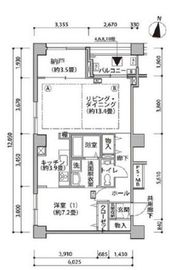 東雲キャナルコートCODAN 15-304 間取り図