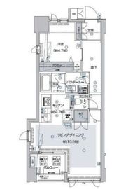 ヴァースクレイシア銀座東 3階 間取り図