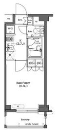 プラウドフラット学芸大学 404 間取り図