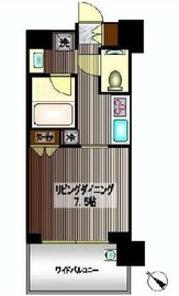 クロスエアタワー 11階 間取り図