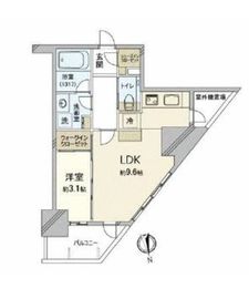 イトーピア目白カレン 9階 間取り図