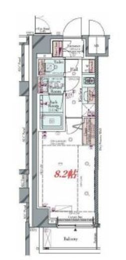 コンシェリア目白 THE GRAND RESIDENCE 4階 間取り図