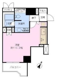 日本橋ヴォアール 6階 間取り図