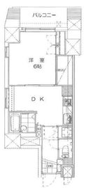 ユニロイヤル西早稲田 5階 間取り図