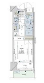 コンシェリア西新宿 3階 間取り図