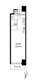 グレンパーク秋葉原イースト 308 間取り図