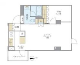 アパートメンツ元麻布内田坂 602 間取り図