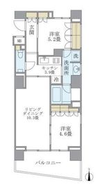 KDXレジデンス南麻布 504 間取り図