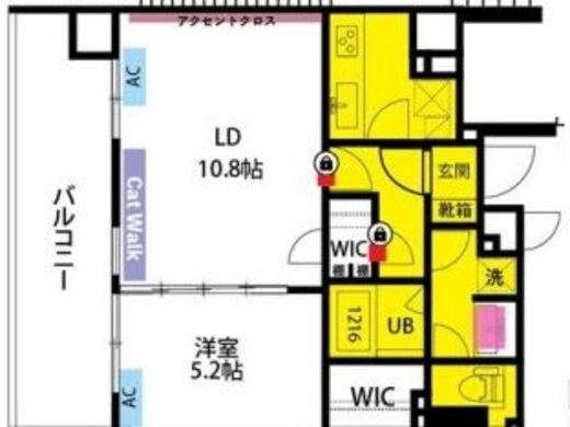 アーバネックス小石川春日 201 間取り図