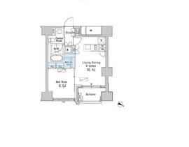 ベルファース目黒 902 間取り図