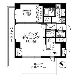 アーバンパーク代官山2 604 間取り図