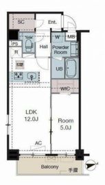 ラグゼナ東陽町 401 間取り図