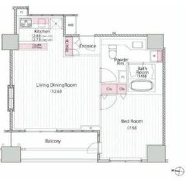 レグノ・セレーノ 14階 間取り図