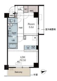 ラグゼナ東陽町 508 間取り図