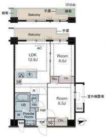 ラグゼナ東陽町 509 間取り図
