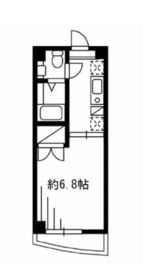 F.S.C.新宿マンション 2階 間取り図