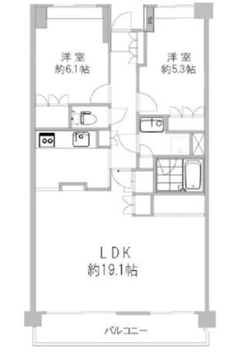 イーストパークス大島サザンスクエア 10階 間取り図