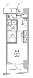 レジディア板橋 406 間取り図