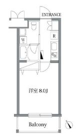 ガーデン荏原中延 503 間取り図