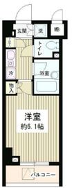グレース早稲田 505 間取り図