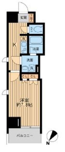 日本橋ファーストレジデンス 712 間取り図
